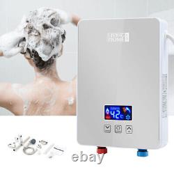 Electric 6KW Tankless Instant Hot Water Heater Under Sink Tap Bathroom Kitchen