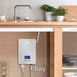 Electric 6KW Tankless Instant Hot Water Heater Under Sink Tap Bathroom Kitchen