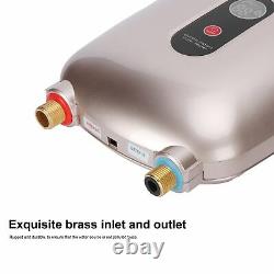 Electric Hot Water Heater Instant Water Heating Tankless Heater Temperature GS