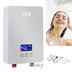 Electric Instant Tankless Water Heater Hot Boiler Shower Bath Home Caravan
