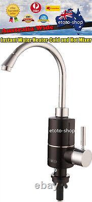 Electric Instant Water Heater Hot & Cold Faucet Tap Mixer OZ Plug