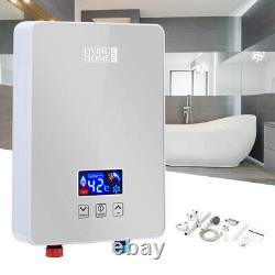 Electric Tankless Hot Water Heater Camping Caravan Bathroom Instant Shower