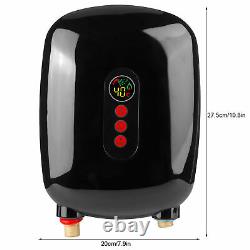Electric Tankless Instant Hot Water Heater Sink Tap Kitchen Bathroom Wall 6500W