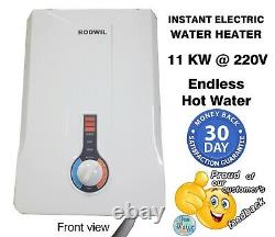 Electric Tankless Water Heater Instant Hot Water 11KW @ 220V 12.6KW @ 240V