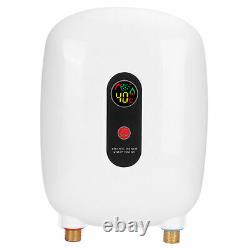 Electric Water Heater Water Heating Mini Tankless Anti-dry for Camping Bathroom