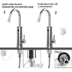 Electric Water Taps, Pro 220V Tankless Electric Heater Kitchen Taps, 360