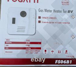 FOGATTI On-Demand RV Water Heater LP Gas Tankless Automatic Instant Hot