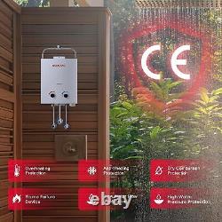 GASLAND 5L Tankless Water Heater Propane Gas Outdoor Instant Hot Water Heater