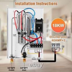 GEESEN GE18S 18 Electric Tankless Water Heater, 18 KW at 240 Volts