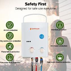 Hot Water Heater 5L Propane Gas LPG Tankless 1.4GPM Instant Boiler with Shower Kit