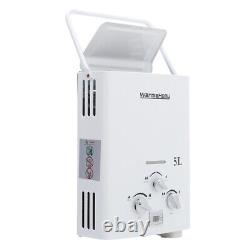 Hot Water Heater 5L Tankless Instant Boiler Propane Gas LPG With Shower Head