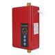 Instant Electric Water Heater Tankless Shower Hot Water System Kitchen Red Nc
