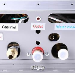 Instant Hot Water Heater 10L 20KW Tankless Gas Boiler LPG Propane LED Display