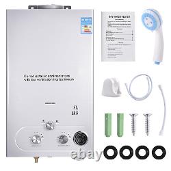 Instant Hot Water Heater Tankless Gas Boiler LPG Propane 8L-18L Camping Shower