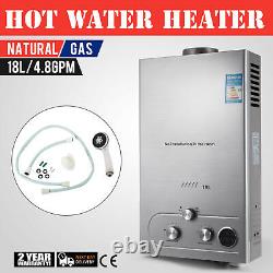 Large 18L LPG Hot Water Heater Propane Gas Tankless Instant Boiler Shower Kits