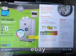 New Rheem ECOH200DVLN-2 Platinum 9.5GPM Natural Gas Indoor Tankless Water Heater