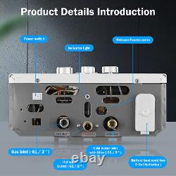 OYAJIA 8L Instant Gas Hot Water Heater Tankless Gas Boiler LPG Propane