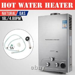 Portable 18L LPG Hot Water Heater Propane Gas Tankless Instant Boiler Shower Kit