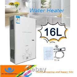 Portable LPG Propan Gas 16L Hot Water Heater Tankless instant Boiler Outdoor