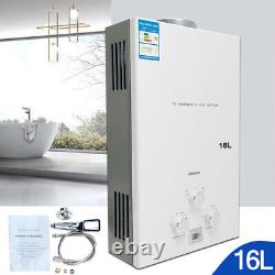 Portable LPG Propan Gas 16L Hot Water Heater Tankless instant Boiler Outdoor
