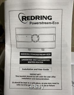 Redring 45673211 Powerstream RP1E ECO 9.5KW Undersink Tankless Water Heater