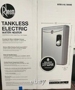 Rheem RTEX-18 Tankless Electric Water Heater refurbished
