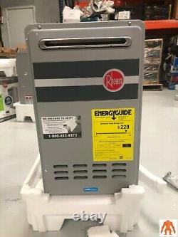 Rheem RTG-84XLN-1 8.4 GPM Outdoor Natural Gas Tankless Water Heater