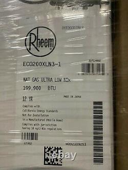Rheem Tankless Water Heater Performance Plus 9.0 GPM Outdoor ECO200XLN3-1