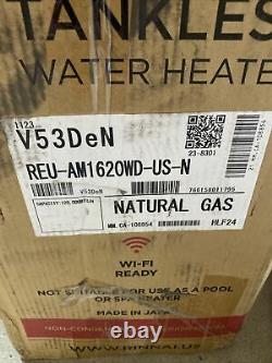 Rinnai V53DeN Tankless Water Heater Natural Gas REU-AM1620WD-US-N 120k BTU S-2