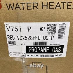 Rinnai V75iP Tankless Water Heater REU-VC2528FFU-US-P Propane Gas 180k BTU S-17
