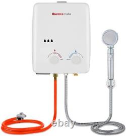 THERMOMATE 5L 37mbar Instant Hot Water Heater Tankless Gas Boiler Camping LPG