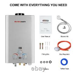 THERMOMATE 8L Instant Hot Water Heater Gas Tankless Boiler LPG/Propane 37mbar