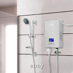 Tankless Electric Hot Water Heater Instant Shower Head Kit Caravan Camp Bathroom