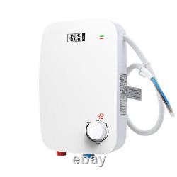 Tankless Instant Electric Hot Water Heater Boiler LED Display Bathroom Shower UK