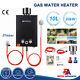 Tankless Propane Gas Hot Water Heater 10l Instant With Rain Cap Portable Shower