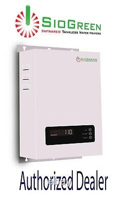 Tankless Water Heater Electric SioGreen SIO18 Best US Seller 5 GPM 220-240 Volt