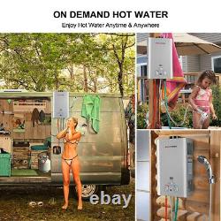 Thermomate 8L 16kw Hot Water Heater Gas Boiler Tankless LPG Propane Outdoor Kit