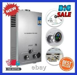 Water Heater Propane Gas Lpg Tankless 6/8/10/12/16/18l 4.8gpm Stainless Steels