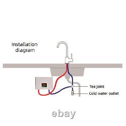 (gold) Automatic Water Heater Tankless Electric Water Heater Rapid