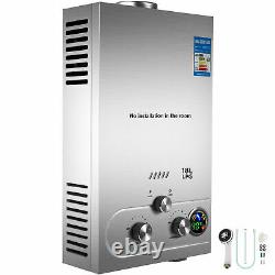 18l 36kw Gas Chauffe-eau Chaude Gpl Propane Chaudière Instantanée Sans Réservoir En Acier Inoxydable Uk