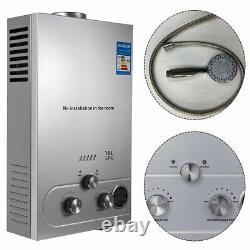 18l 36kw Instant Hot Water Heater Tankless Gas Boiler Lpg Propane Stainless Uk