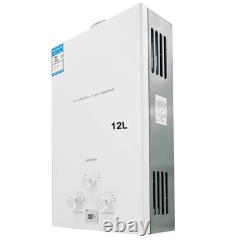 24kw 12l Tankless Gaz Instantané Chauffe-eau Chaude Campingshower Gpl Propane