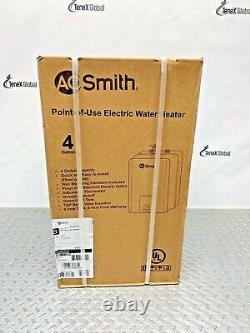 Ao Smith Pou Instant Electric Water Heater Tankless 4 Gal. Modèle Emt-4.0