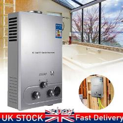 Chauffe-eau 18l 2000 Pa Lpg Gas Tankless Instant Boiler With Shower Kit