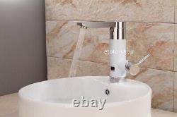 Chauffe-eau Électrique Instantané Mélangeur De Robinets Froids Et Chauds Kitchen Sink Basin Oz Plug