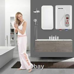 Chauffe-eau Électrique Instantané Sans Réservoir Chauffage Instantané 7000w Douche Chaude