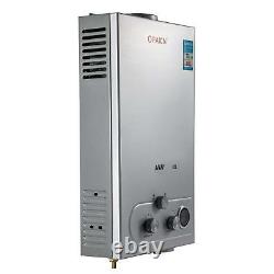 Chauffe-eau Gpl 12l 3.2gpm Propane Gas Tankless Stainless Instant 24kw Hot Wate