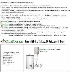 Chauffe-eau Sans Réservoir Électrique Siogreen Sio18 Meilleur Vendeur Américain 5 Gpm 220-240 Volt
