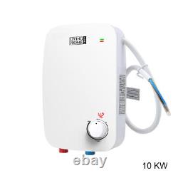 Chauffe-eau électrique instantané sans réservoir de 10 kW pour la salle de bain, les kits de douche et l'évier de cuisine au Royaume-Uni