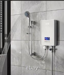 Chauffe-eau électrique instantané sans réservoir de 6 kW pour la maison avec pomme de douche pour salle de bain